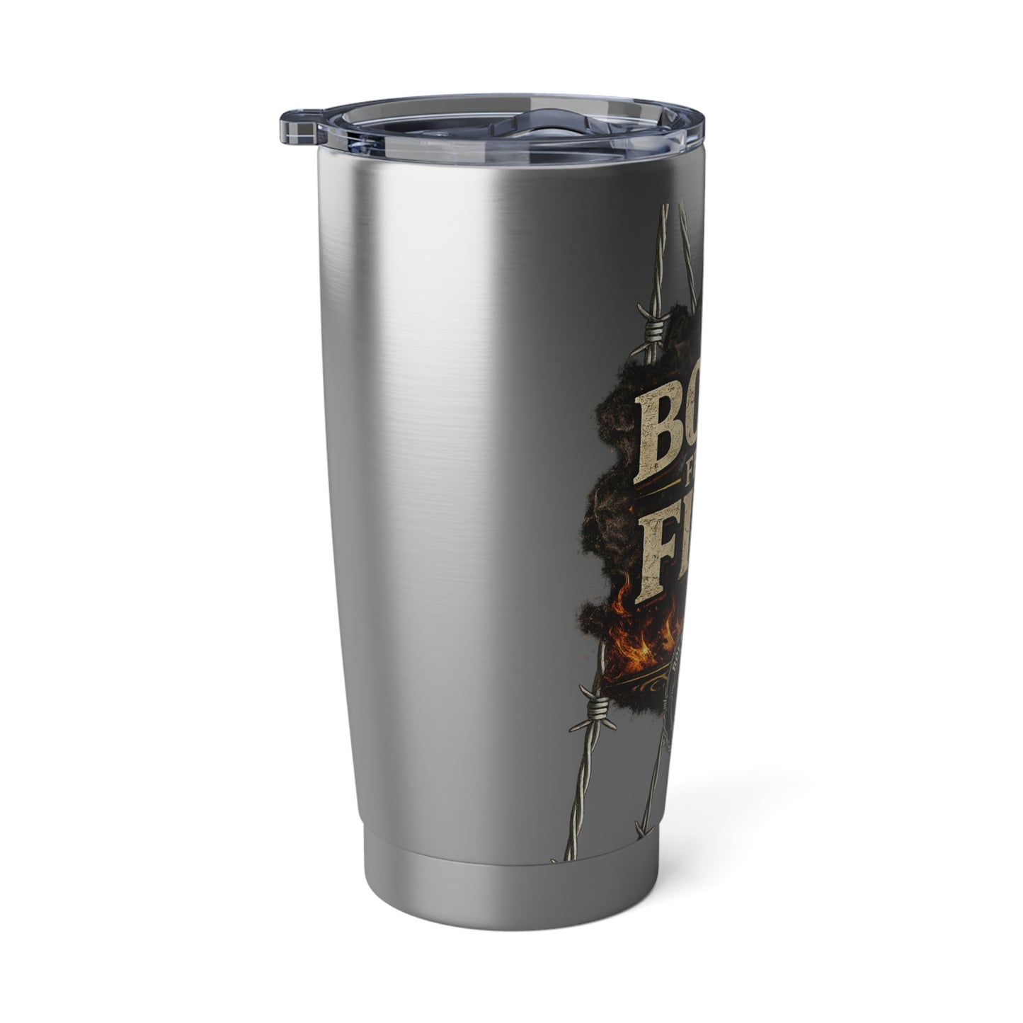 Roy Boy's Barbecue "Born From Fire" 20oz Tumbler — Insulated Stainless Steel