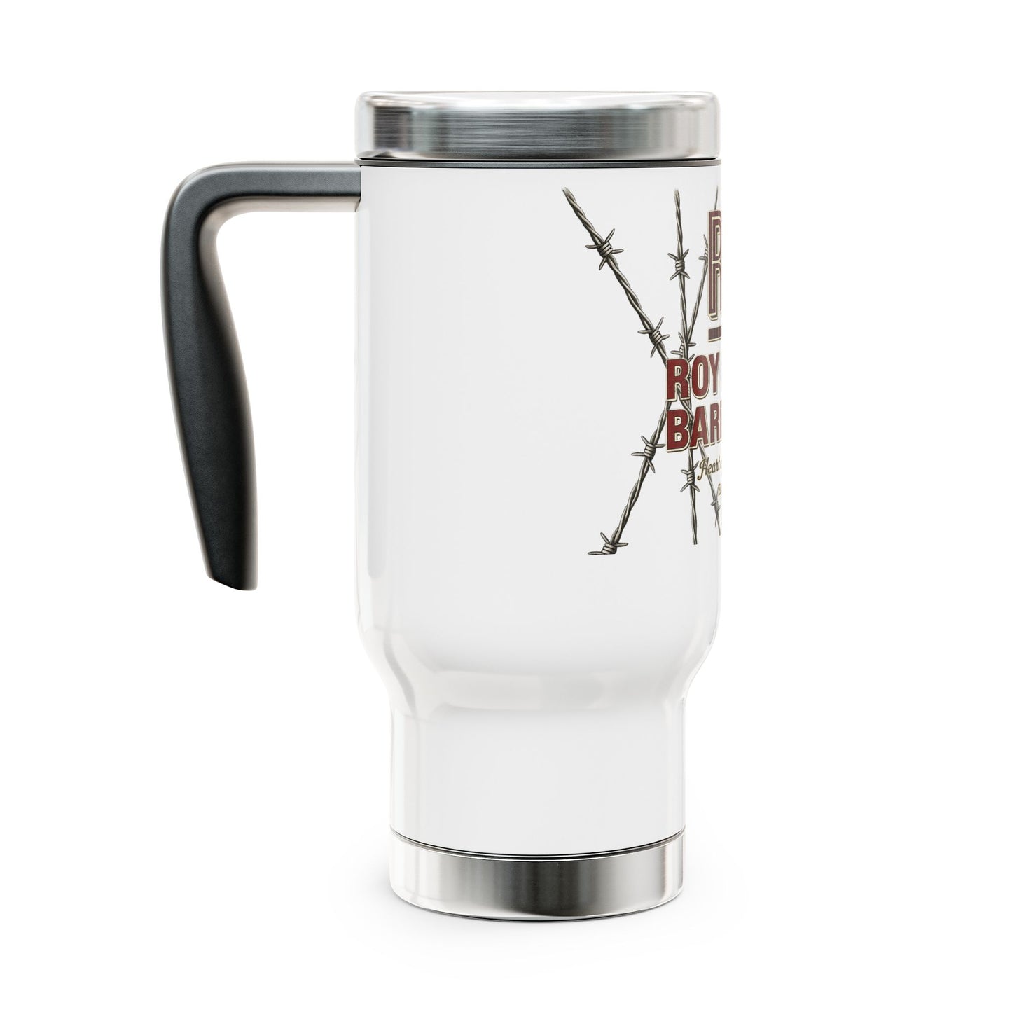Roy Boy's Barbecue 14oz Insulated Travel Mug — Stainless Steel Tumbler