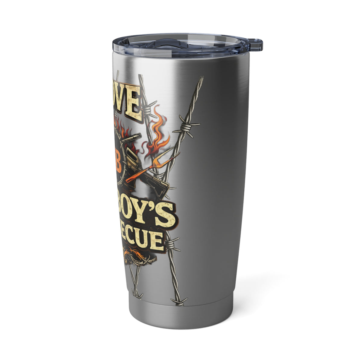 I Love Roy Boy's Barbecue 20oz Tumbler — Insulated Stainless Steel Travel Mug