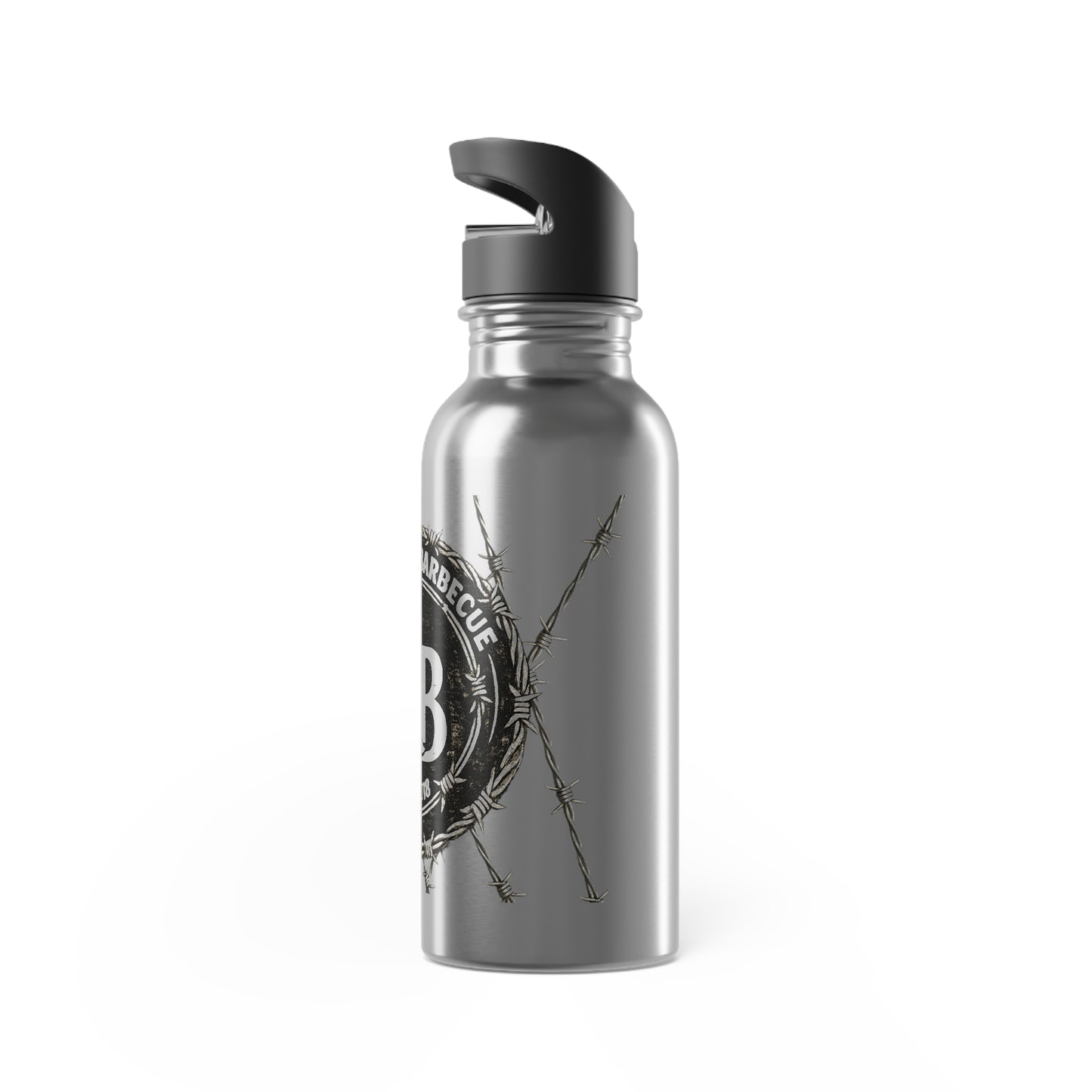 Roy Boy's Barbecue 20oz Stainless Steel Water Bottle — RB Logo Straw Bottle